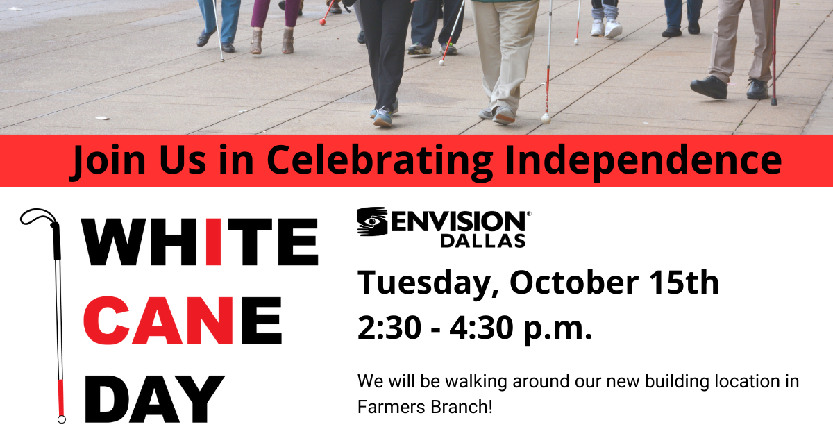 Envision Dallas, Tuesday, October 15, 3:30-4:30 pm.