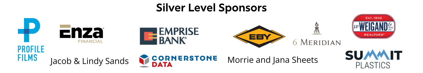 silver level sponsor logos.